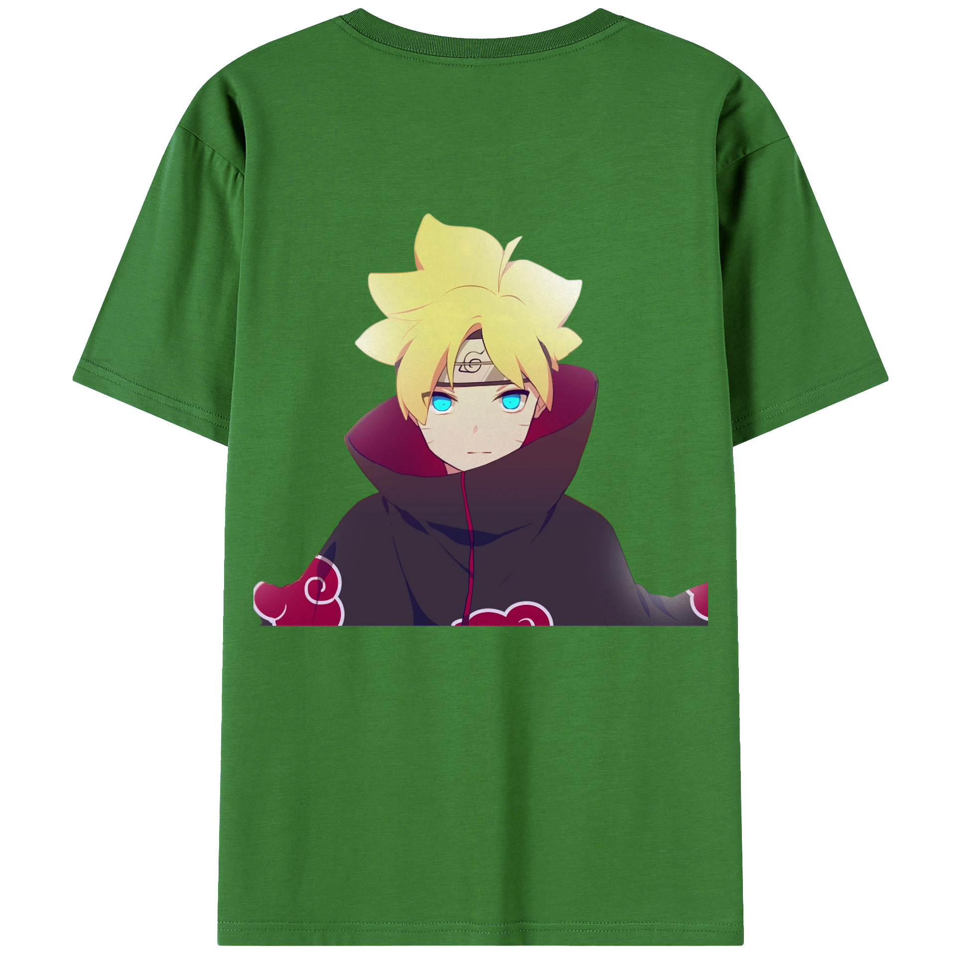 （画像用） NARUTO -ナルト- うずまき ボルト Uzumaki Boruto レディース半袖Tシャツ(バックプリント)